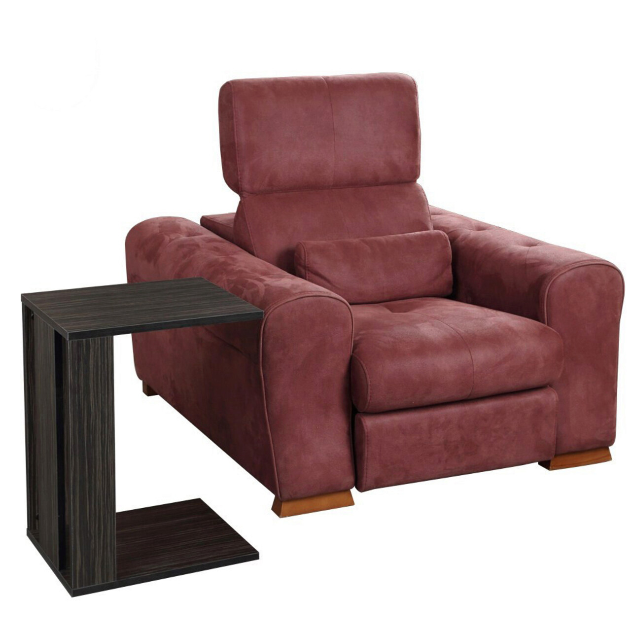 Masuta, Hanah Home, Single, 35x61x45 cm, Wenge - imagine 6